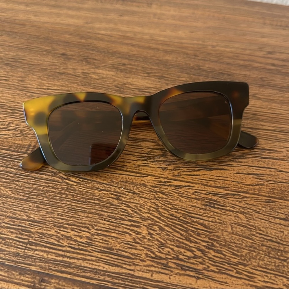 Madewell color block tortoise Lansbury sunglasses